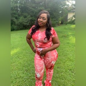 2 piece Stacked Leggings outfit